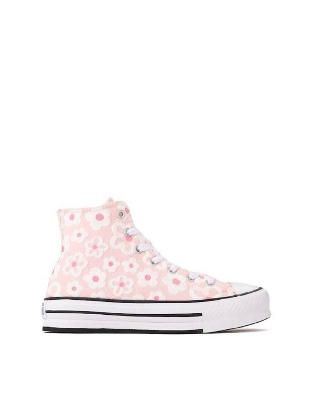 Converse Chuck Taylor High Top Sneaker Youth US 3 Pink Floral A06325C